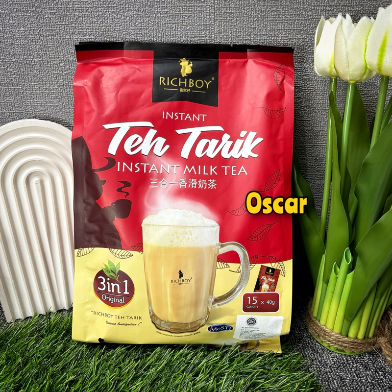 

Richboy Teh Tarik isi 15 sachet Milk Tea Malaysia