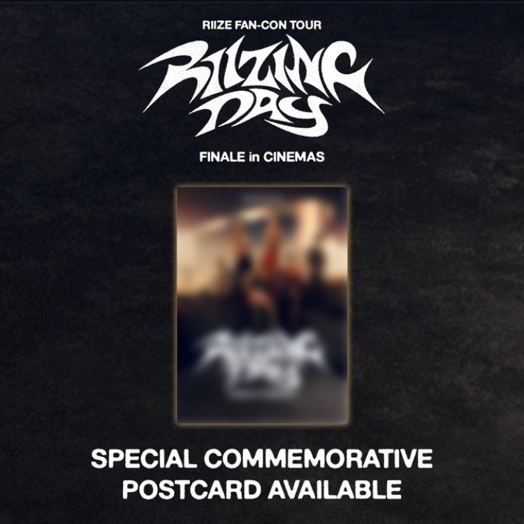 

RIIZE Fan-Con Tour 'RIIZING DAY' Finale in Cinemas x CGV Official Postcard