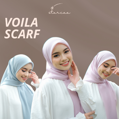 Starcaa - Voila Scarf (Hijab Segiempat Voila 115 cm Voila Bella Square Premium)