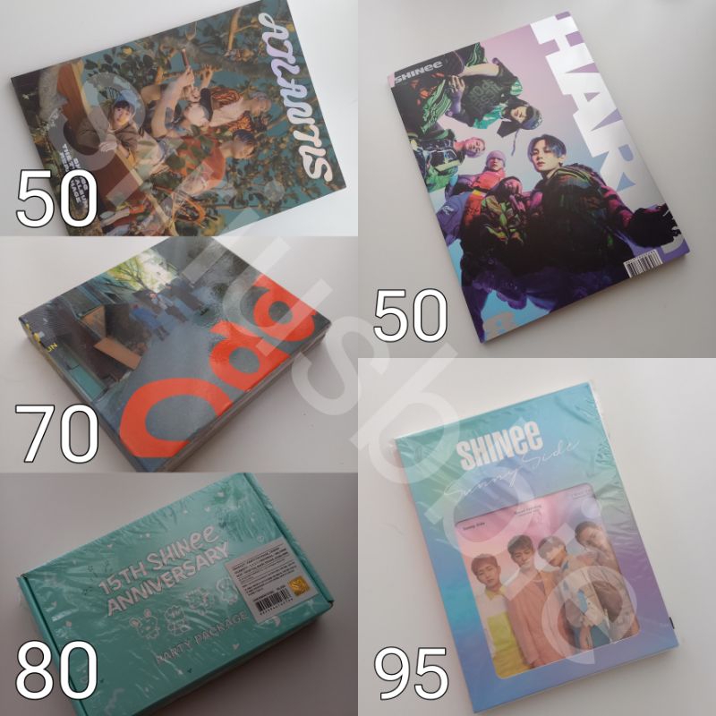 [CLEARANCE] ALBUM shinee atlantis odd hard sunny side party package