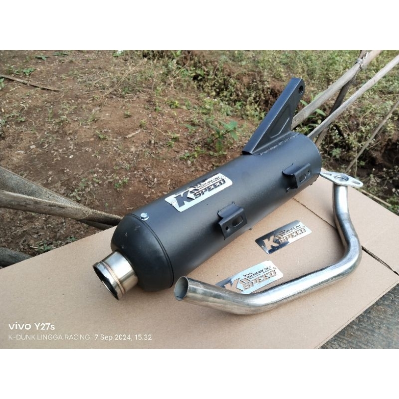 Knalpot Standar Racing CMS Honda Beat/ Scoopy Bass adem