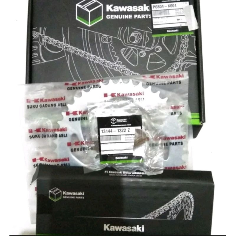 P1005 0001 Gear Gir Set Kawasaki Kaze R 100% Original Kawasaki