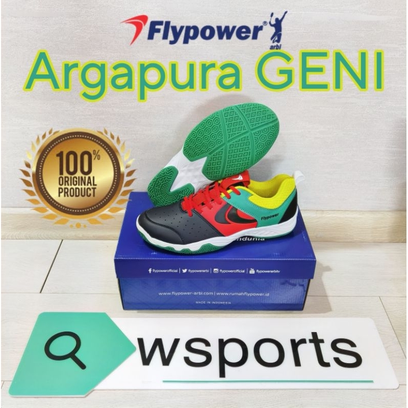 Sepatu Badminton Flypower Agripina ARGAPURA GENI Original