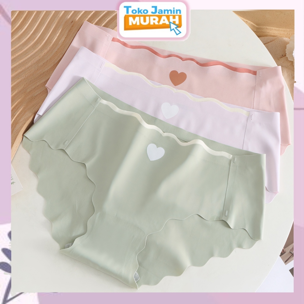 TJM CD502 Celana Dalam Wanita Es Sutra Seamless wanita sorex CD