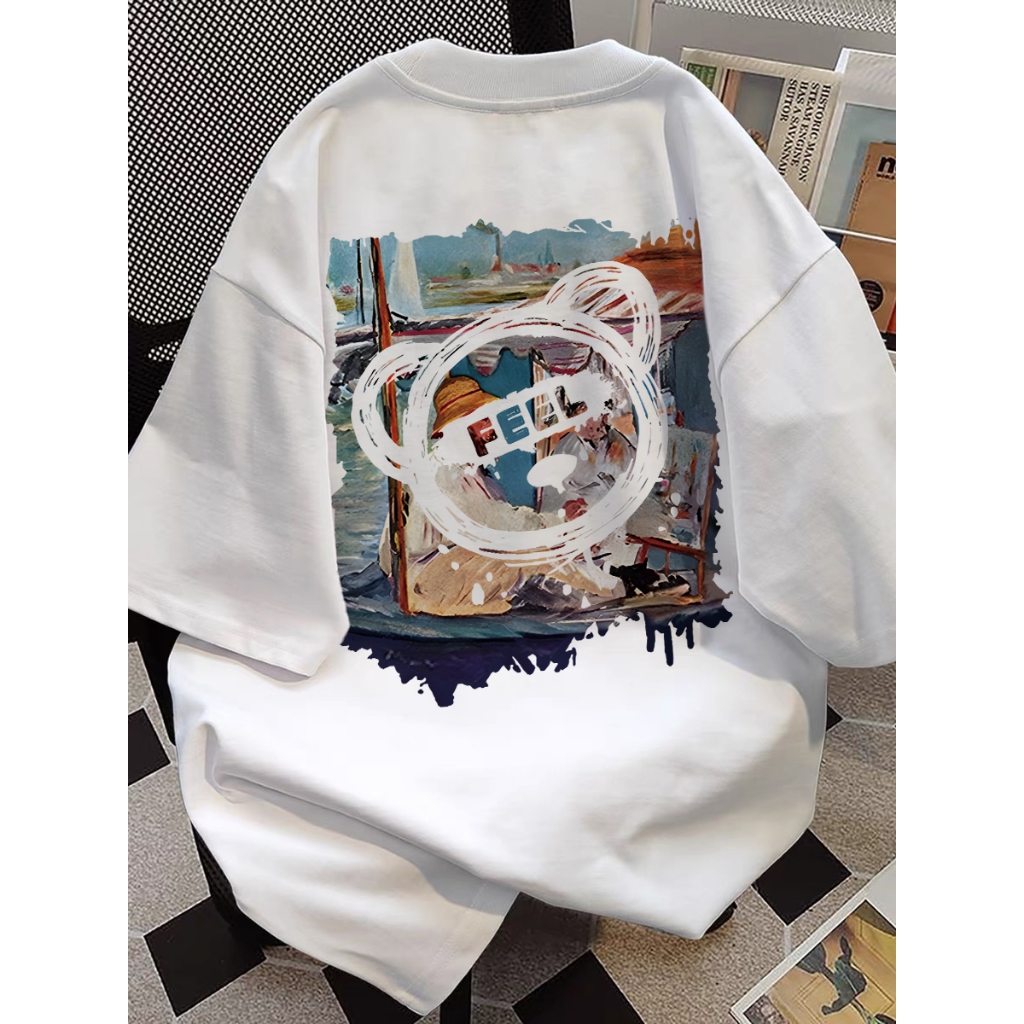 EXCETRA kaos oblong pria kaos pria jumbo kaos distro kaos putih pria baju kaos oversize pria kaos ov