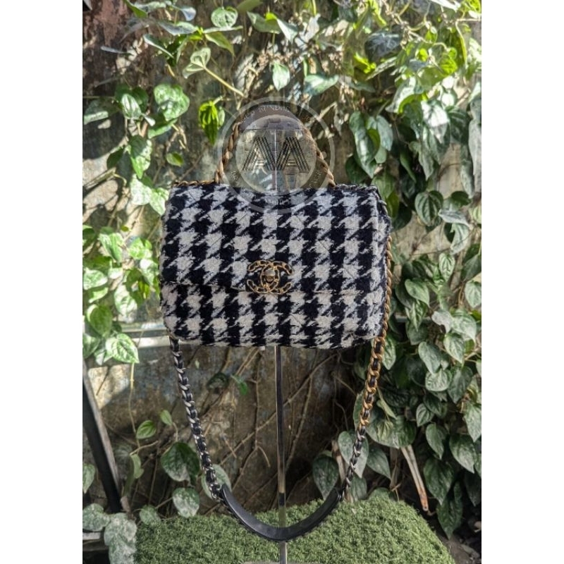 [Price negotiable] Chanel C19 houndstooth tweed