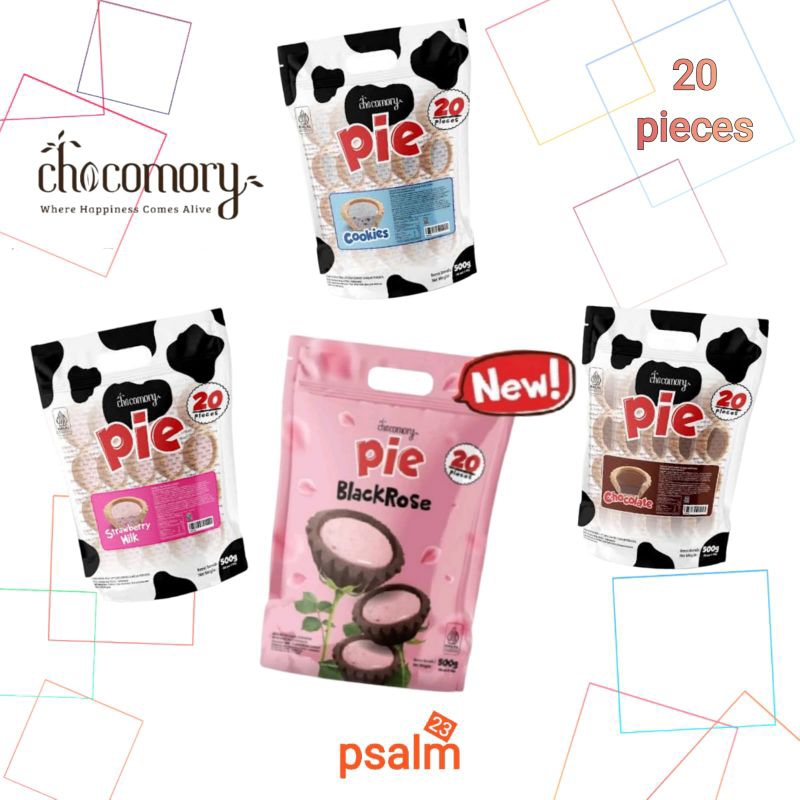 

Piscoklegit_ Chocomory Pie Chocolate Strawberry Cookies N Cream Blackrose Pie Cimory All Varian Isi