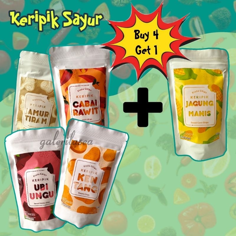 

Keripik Sayur BUY 4 GET 1