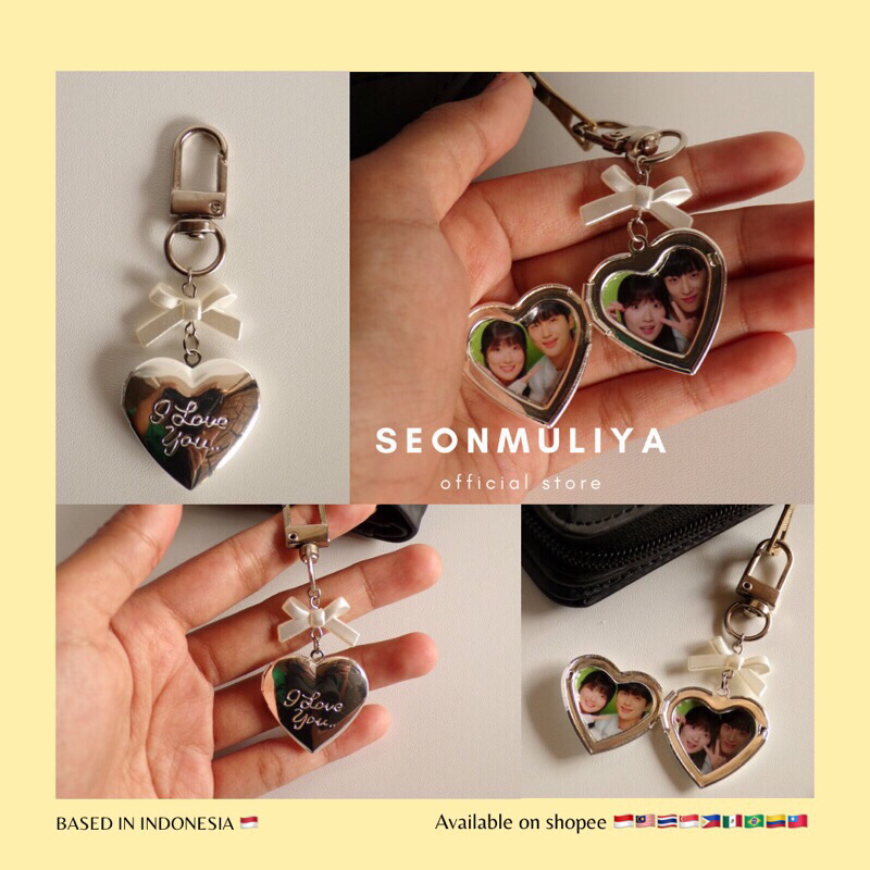 Locket Keychain Custom ( overseas )
