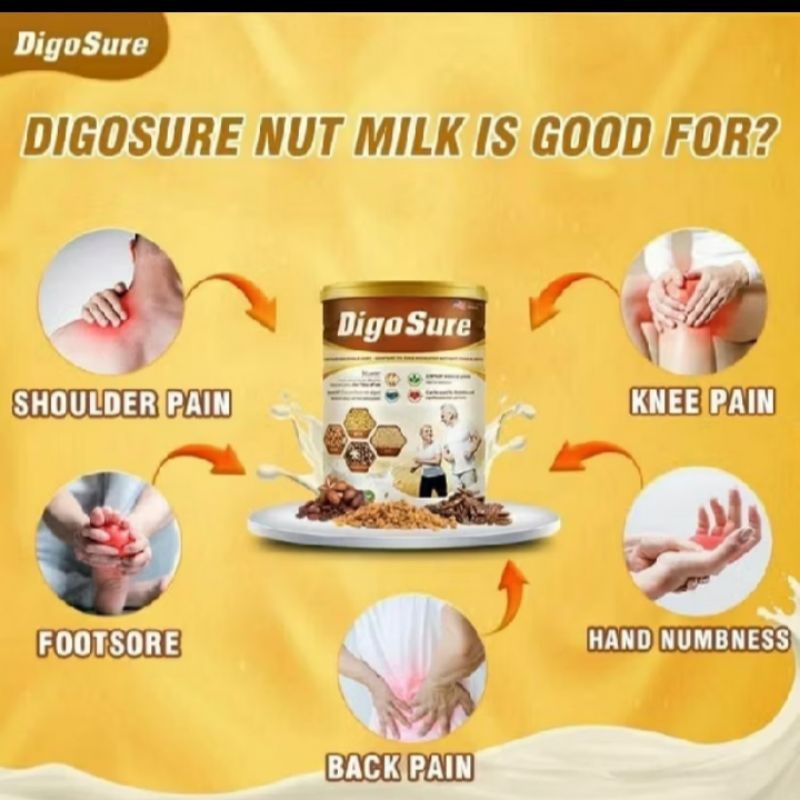 

Terbaik DlGOSURE nut milk Susu kacang DigoSure100% protein tumbuhan, penyelesaian untuk arthritis