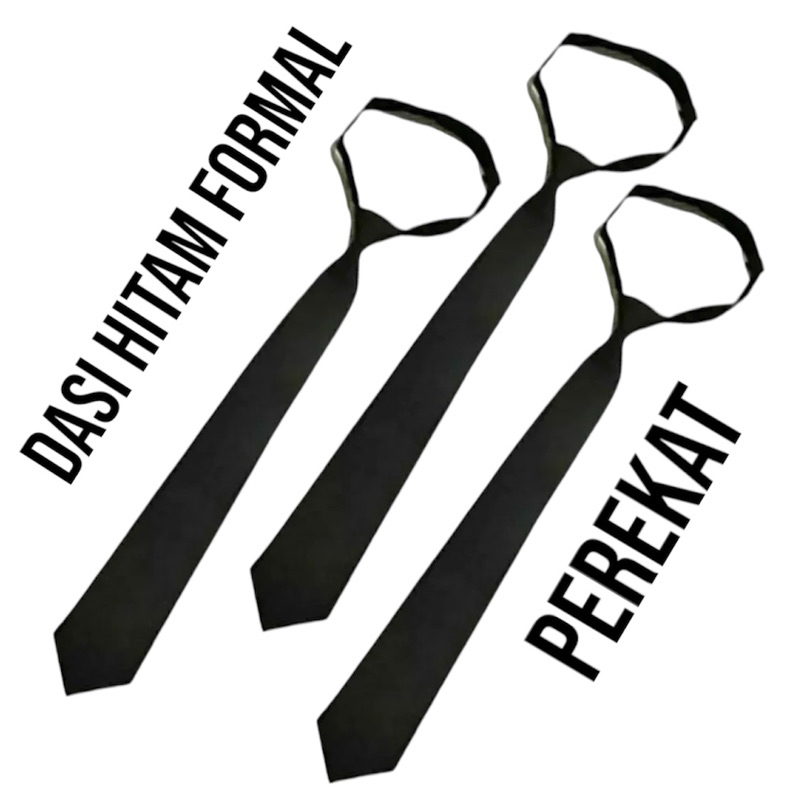 Dasi Kantor/Dasi Hitam Polos/Dasi Pria