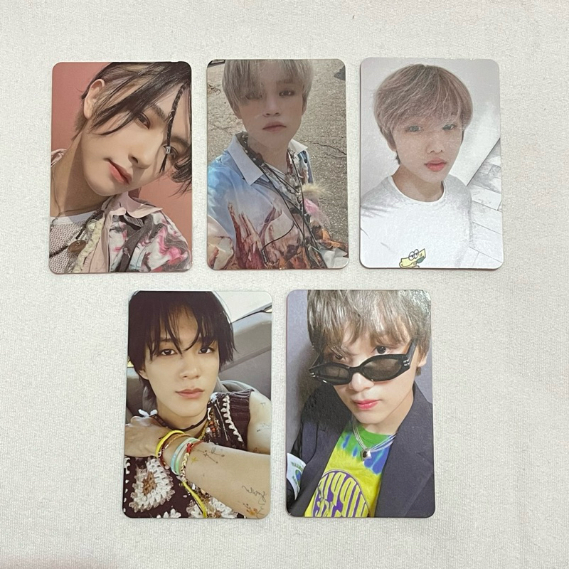 WTS PC PHOTOCARD OFFICIAL NCT DREAM HOT SAUCE CHILLING ALBUM & HELLO FUTURE ALBUM RENJUN CHILLING CH