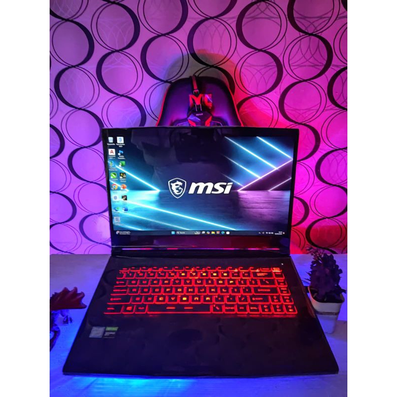 Laptop Gaming MSI GF63 9SC Core i7 RAM 16Gb SSD 256Gb GTX 1650 DUAL VGA