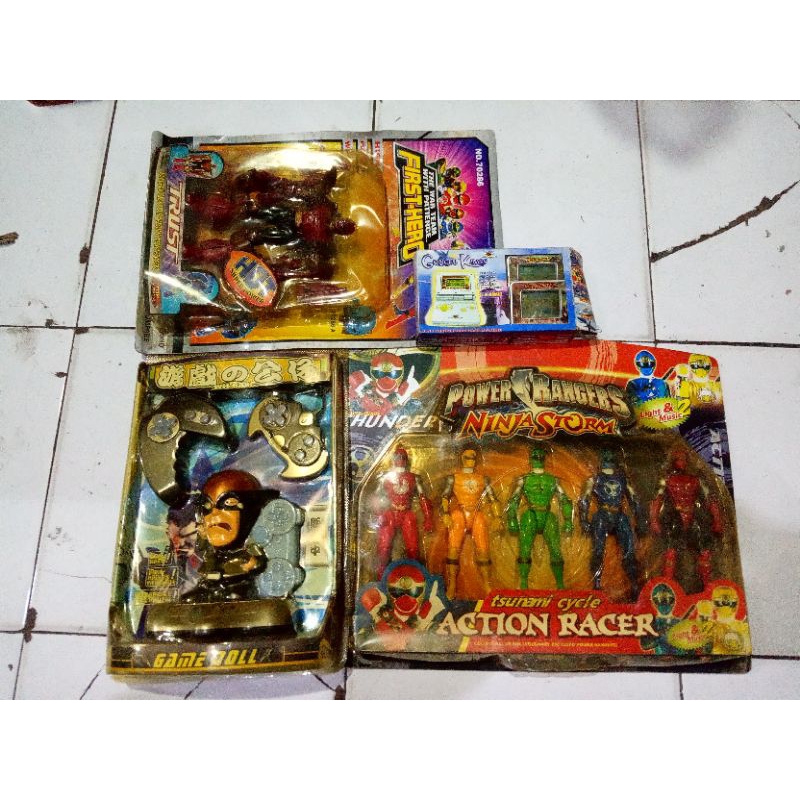 Mainan Action Figure Power Rangers Jadul Lawas - Mainan Koleksi Power Rangers Jadul
