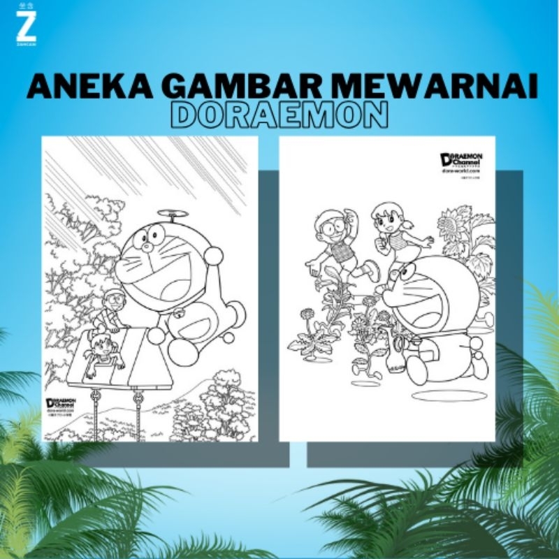 

Kertas Gambar Mewarnai A4 [ Doraemon ]