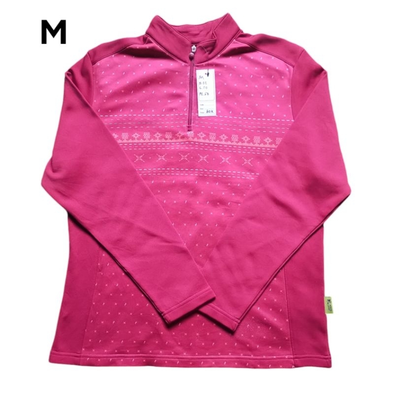 Northland size M baselayer outdoor second inner polar tebal kaos gunung bekas baju half zip sweater