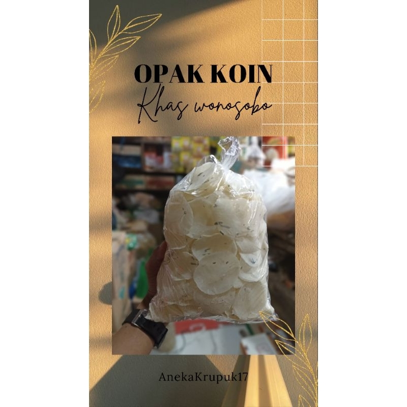 Opak Singkong/ Opak Koin/ Opak Kucai