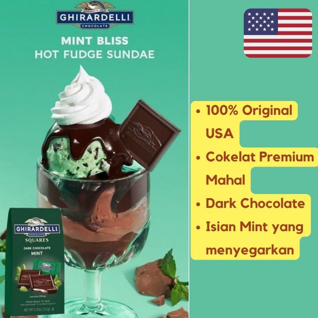 

Ghirardelli Mint Chocolate - Snack Import US Amerika