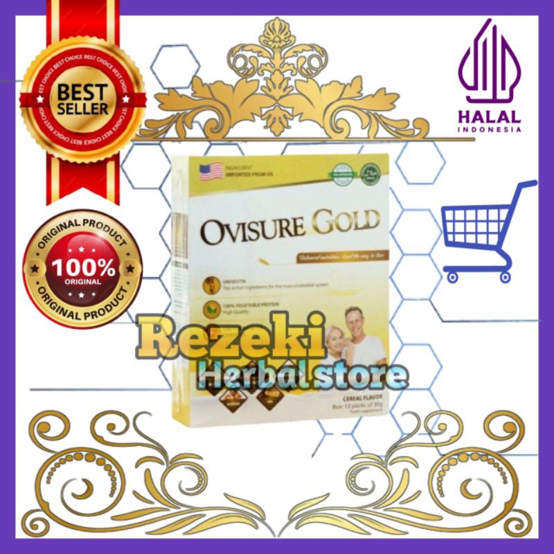 

OVISURE GOLD _ asli original milk susu vitamin tulang dan sendi nyeri otot keram kebas