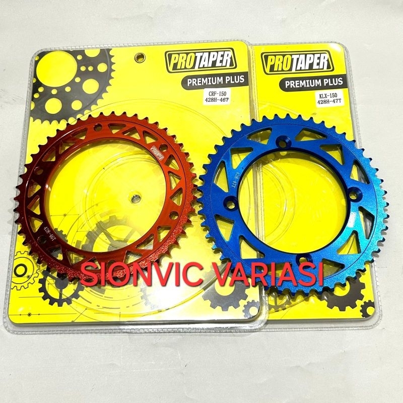 Gear Belakang CRF 150 KLX 150 Protaper Gir belakang 428 motor Crf 150 Klx 150 gir crf 150 gir klx