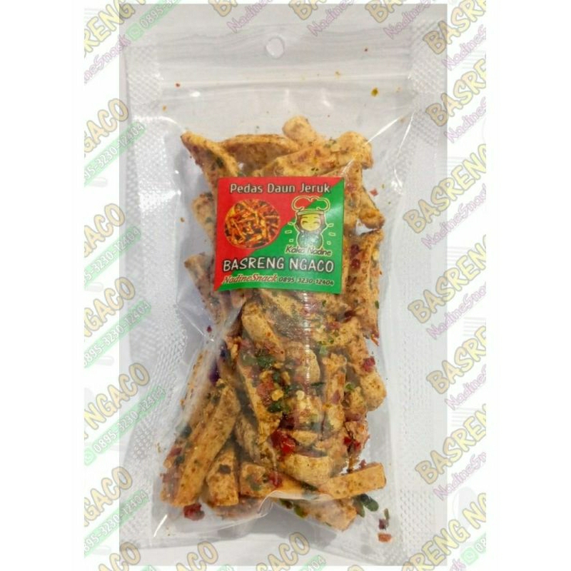 

Basreng bumbu melimpah pedas daun jeruk 45g basreng viral