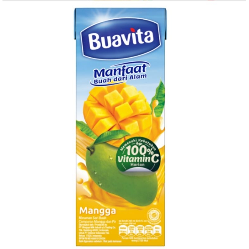 

Buavita jus buah mangga asli 245 ml