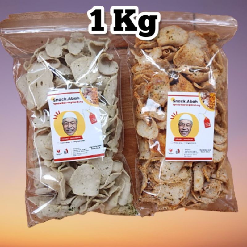 

basreng VIRAL model koin pedas dau njeruk berat 1 kg