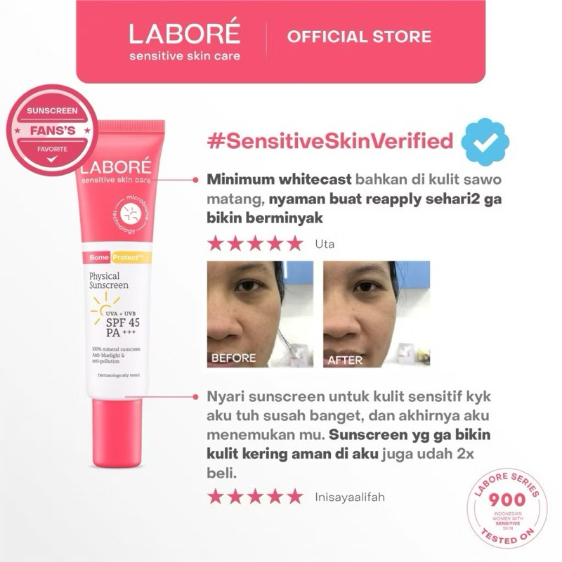 LABORE PHYSICAL SUNSCREEN