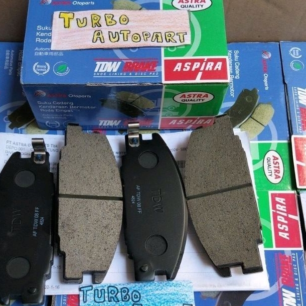 KAMPAS REM DEPAN BRAKE PAD ISUZU PANTHER MEREK TDW ASPIRA ASTRA ORIGINAL 100%