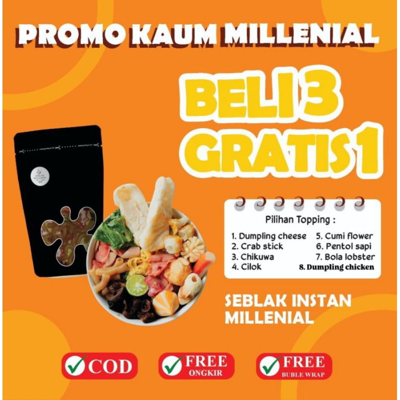 

Seblak Instan PnB varian 3 Topping