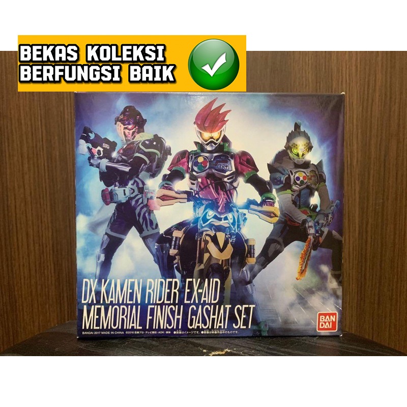 Dx Kamen Rider Ex Aid Set 5 Gashat Complete