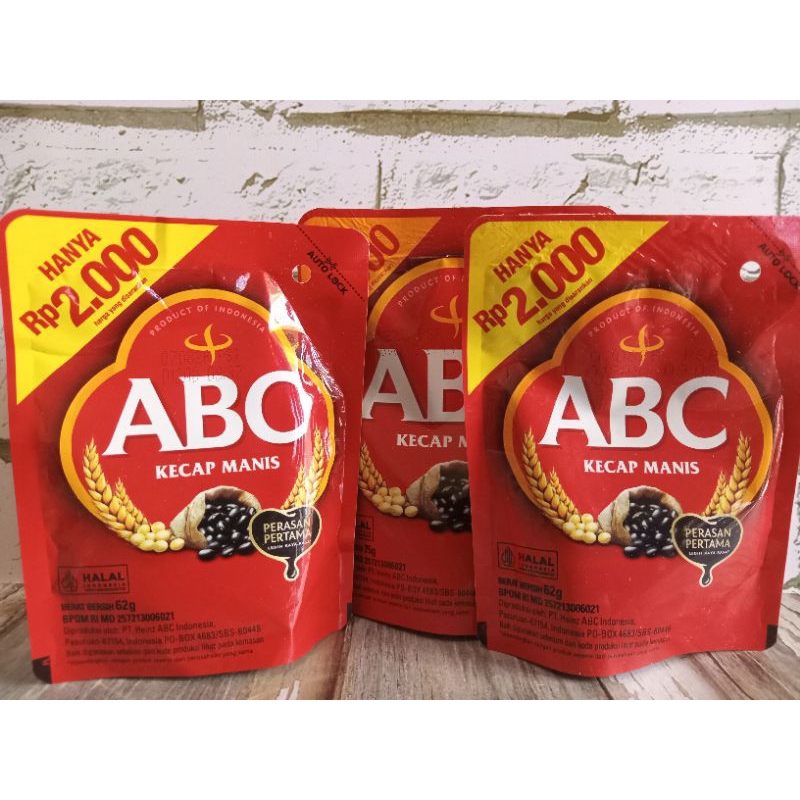 

Kecap ABC 62 gr/kecap abc kemasan kecil