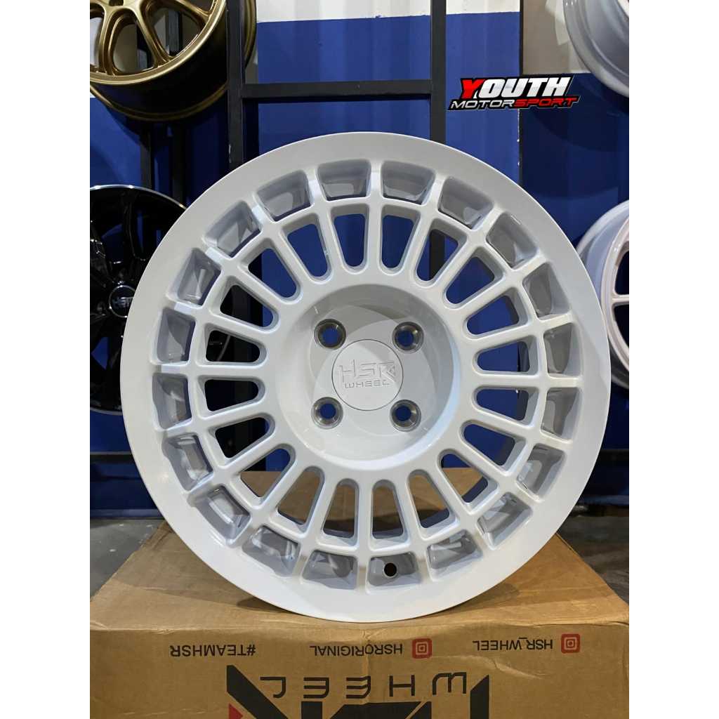 velg r15 rally look cocok untuk brio,sigra,agya,calya,ayla,vios,mobilio dll