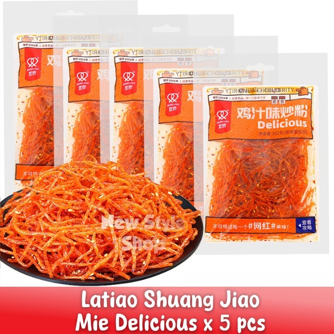 

[ HALAL] Latiao Viral Shuang Jiao 102g X 5 Pcs