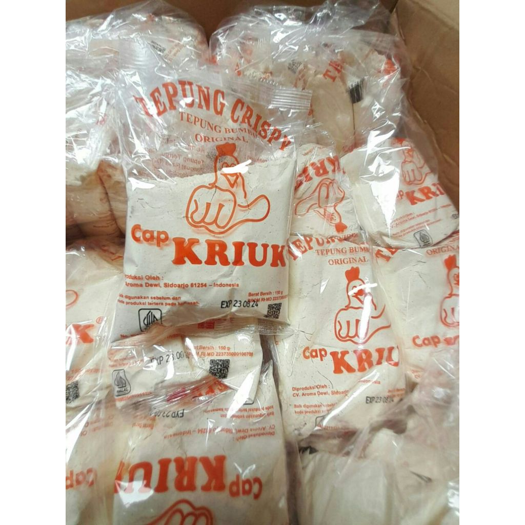 

Tepung Crispy Cap Kriuk Original 150 gr Tepung Bumbu Serba Guna