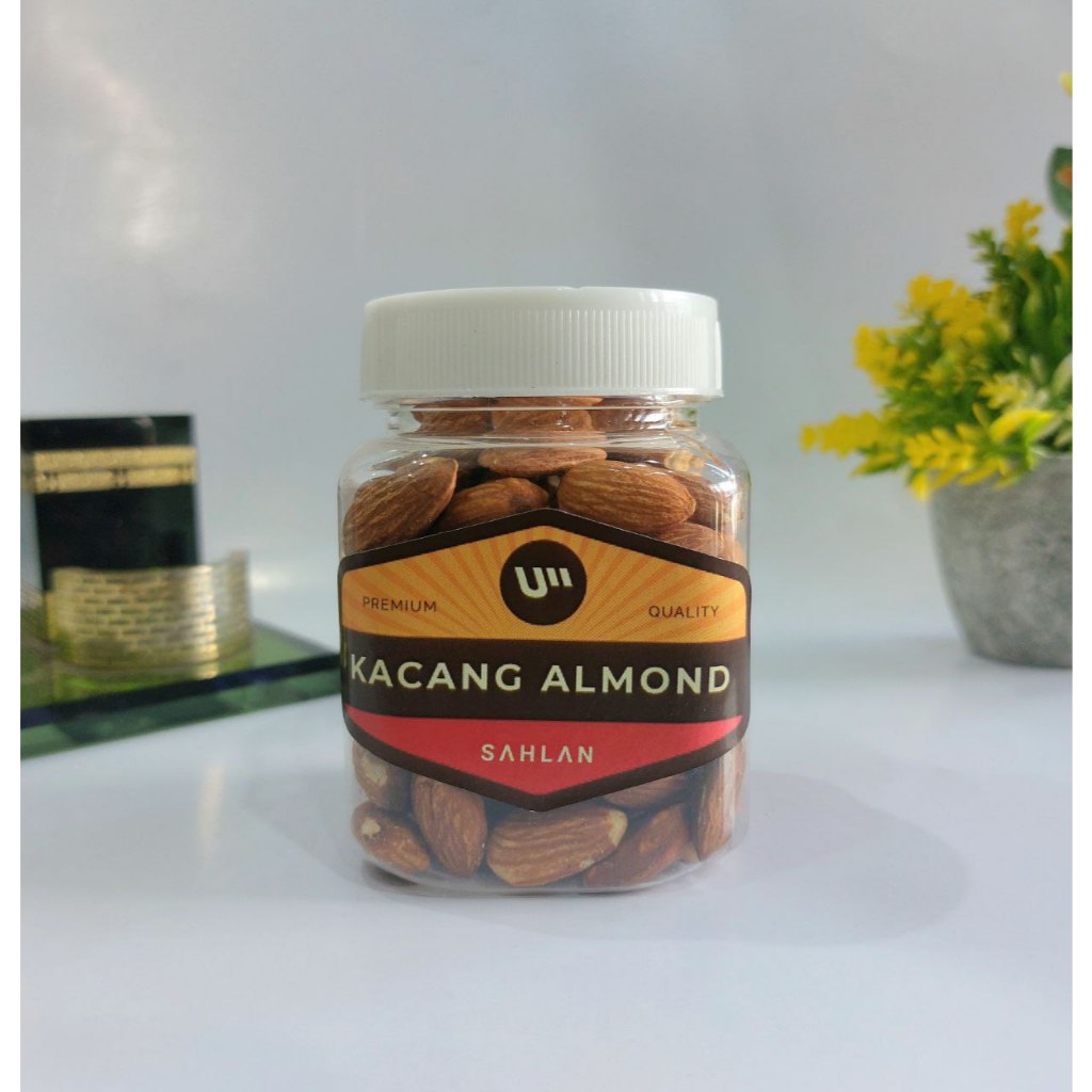 

Kacang Almond Kupas Kemasan Botol 120gr