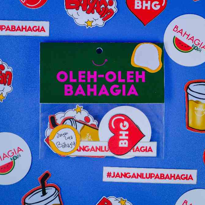 

Bahagia Sticker Pack | Bahagia Kopi Merchandise