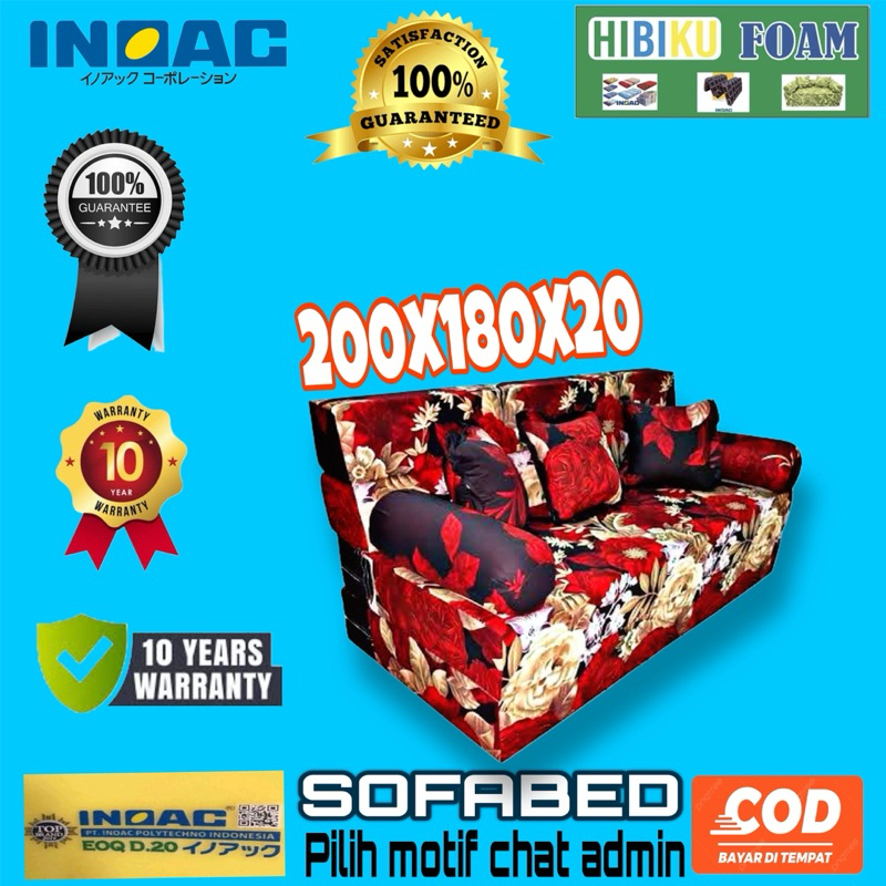 sofabed sofabed inoac 200x180x20  200x160x20 original