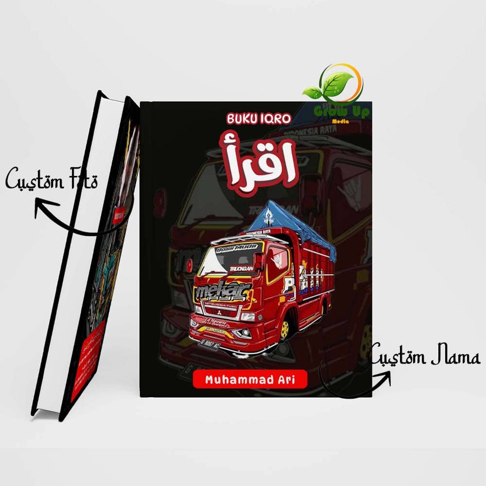 Iqro Custom Nama Dan Foto Iqro Milenial Warna