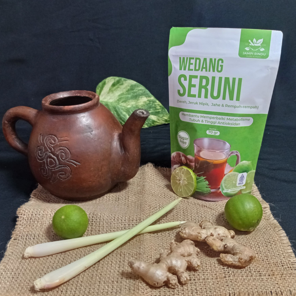 

Wedang Seruni (sereh, jeruk nipis, jahe dan rempah-rempah)