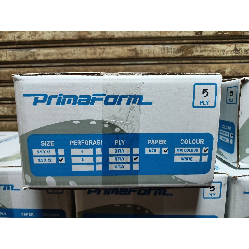 

Kertas Continous Form 5 ply panjang 12" PRIMA FORM