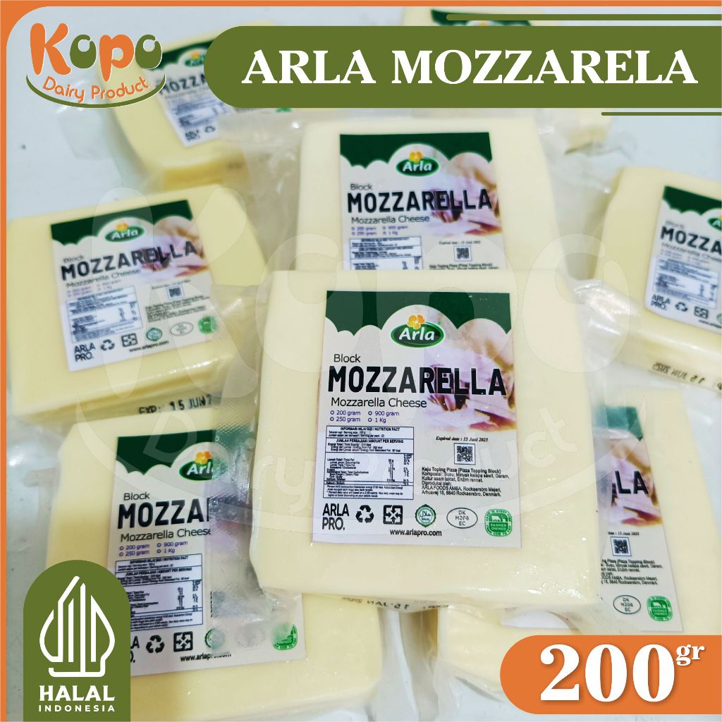 

Keju Mozzarella Arla - Arla Mozzarella Chesse 200gr - HALAL