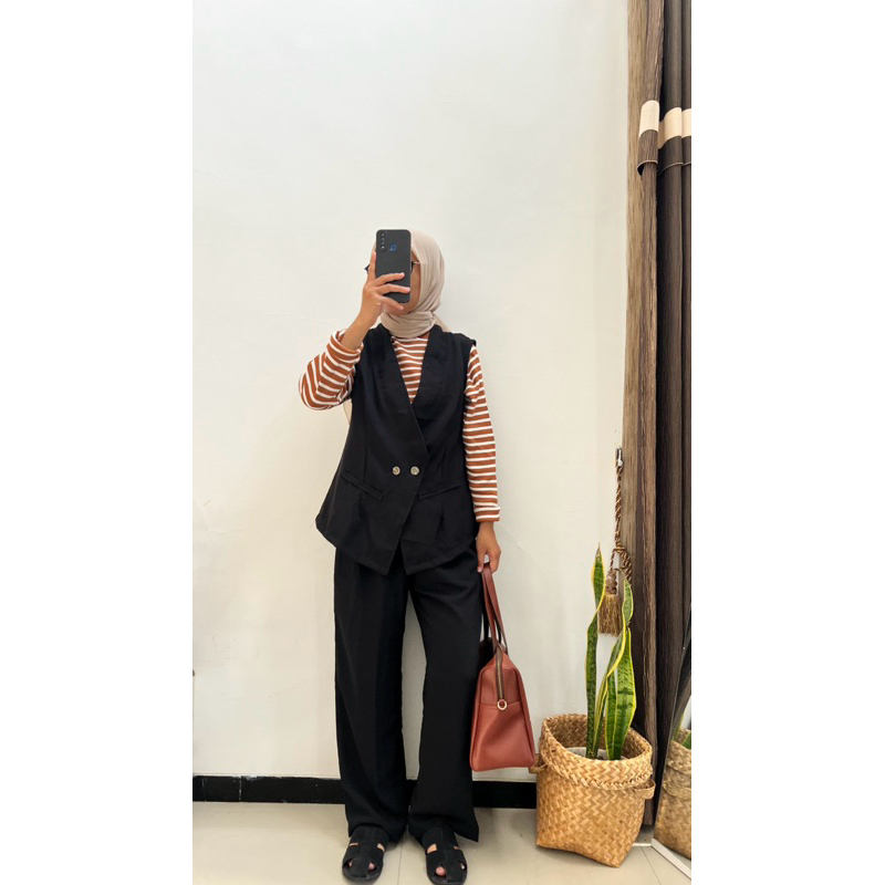 ABBY VEST / rompi premium wanita / rompi kerja wanita / vest wanita premium