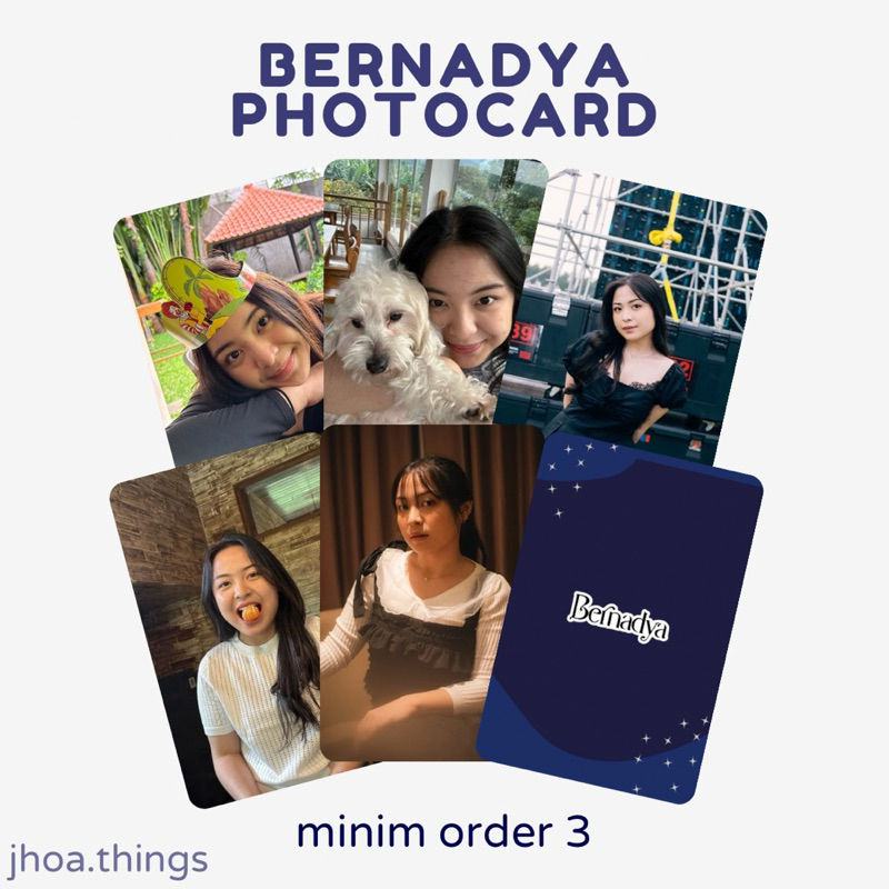 [UNOFFICIAL] PHOTOCARD BERNADYA RIBKA MUSISI PENYANYI SINGER INDONESIA