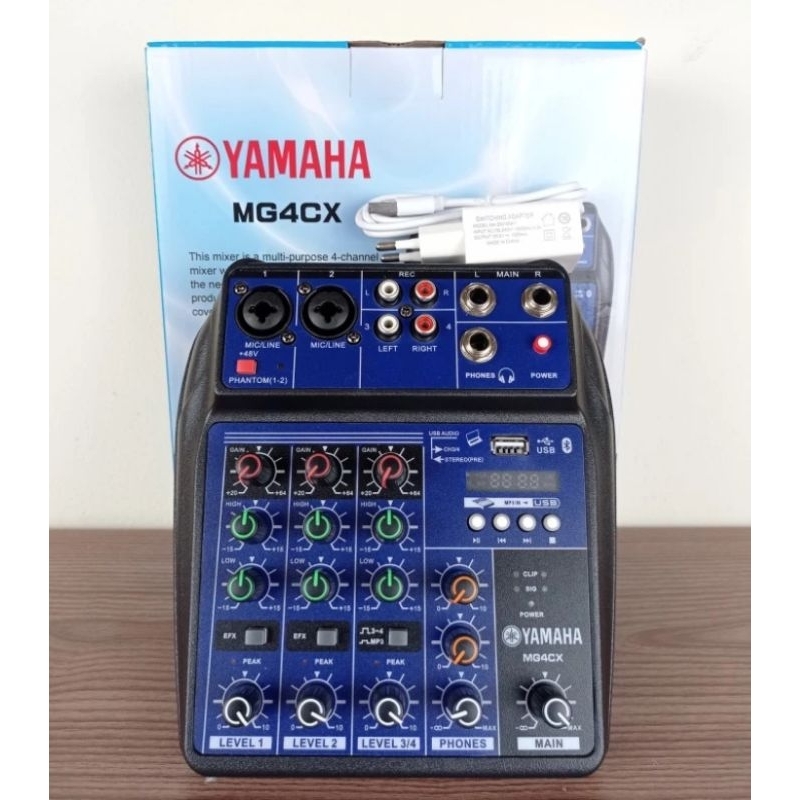 Mixer YAMAHA MG4CX 4 Channel Bluetooth USB Mixer Audio