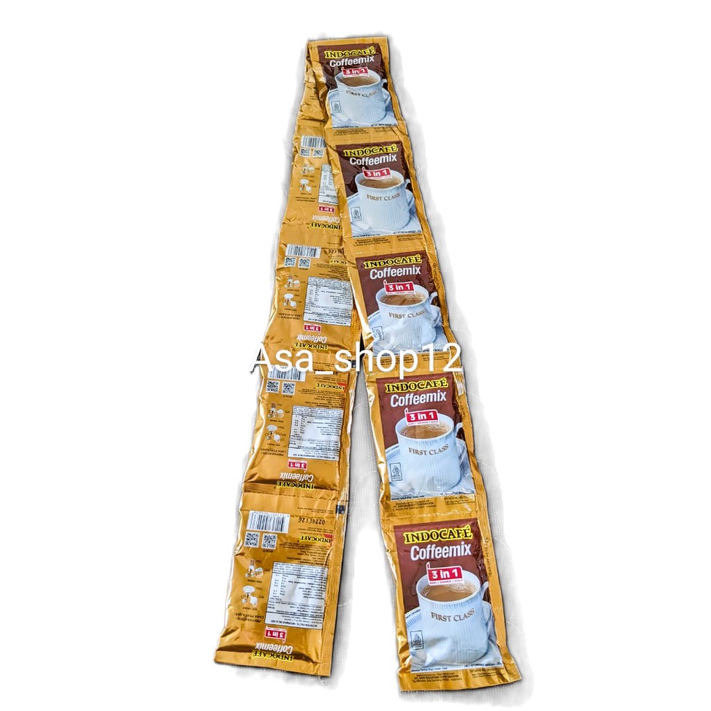 

INDOCAFE COFFEEMIX 3 IN 1 ISI 10 PCS