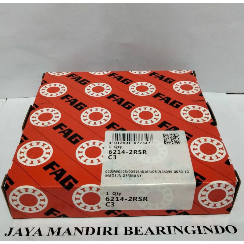 BEARING F A G 6214 2RSR C3