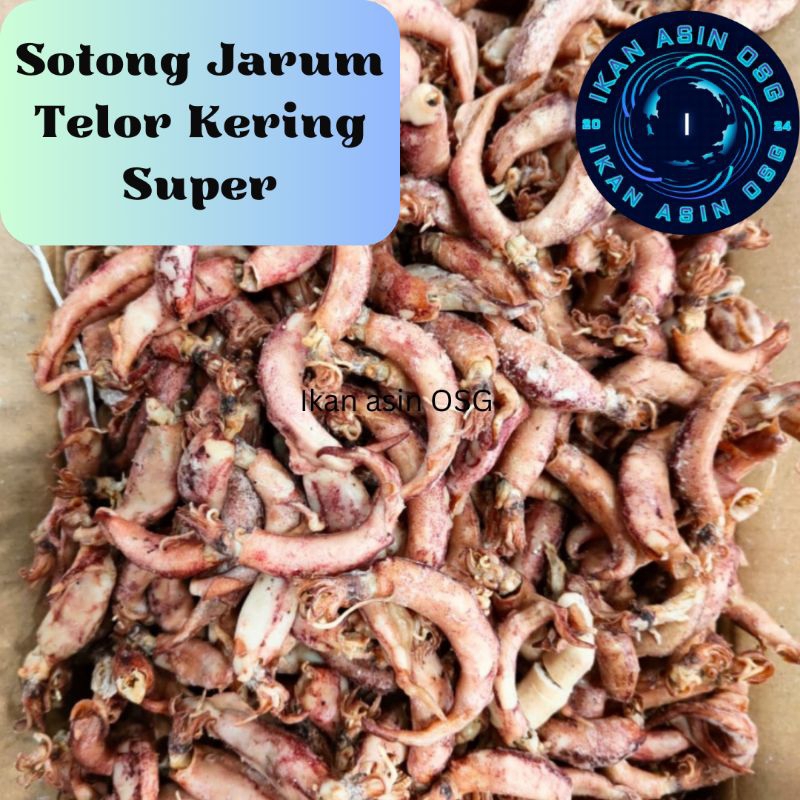 

Ikan Asin Sotong Jarum Telur Super Kering /Sotong Kering Super