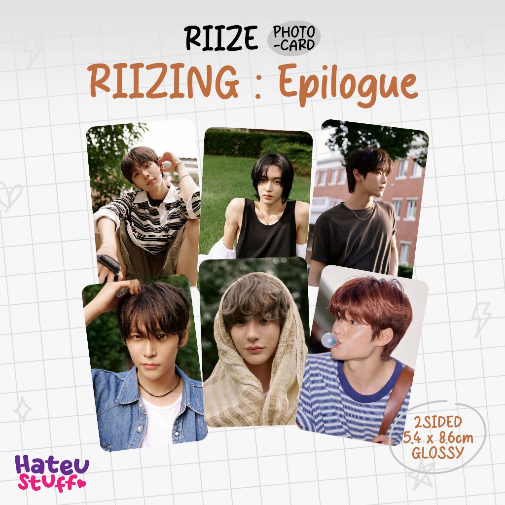 RIIZE Unofficial Photocard RIIZING : Epilogue