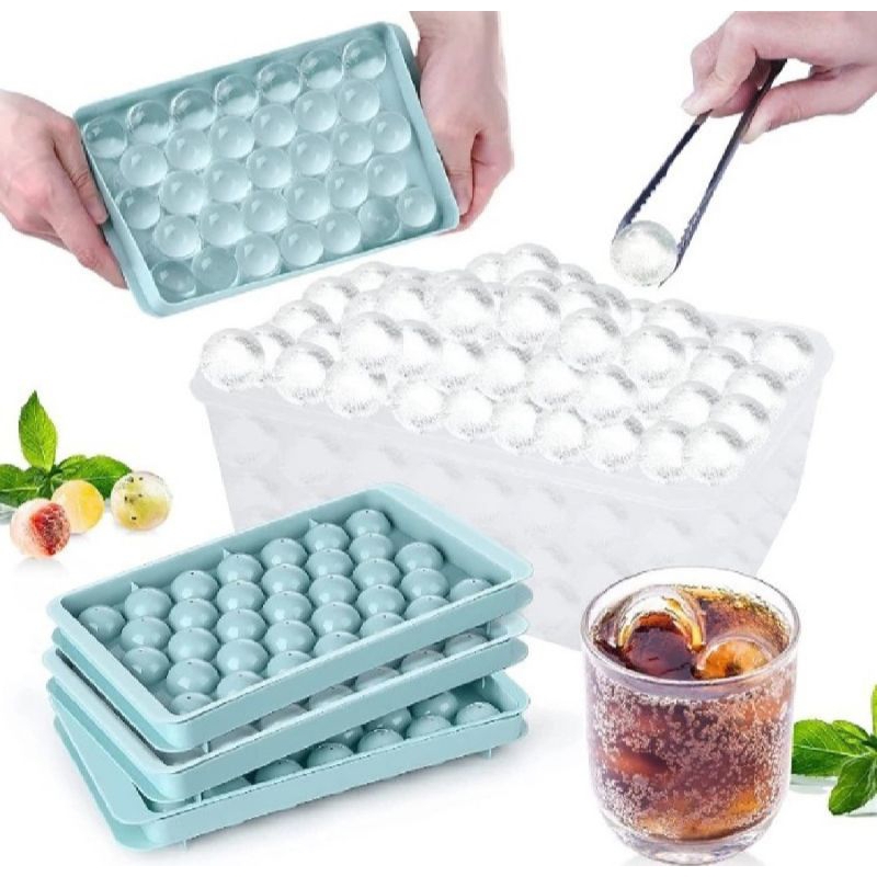PENCETAK ES BATU / CETAKAN ES BATU BENTUK BULAT/ PENCETAK PUDING PENCETAK JELLY.